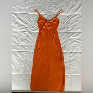 Zara Orange Dress - Size Small - NWT